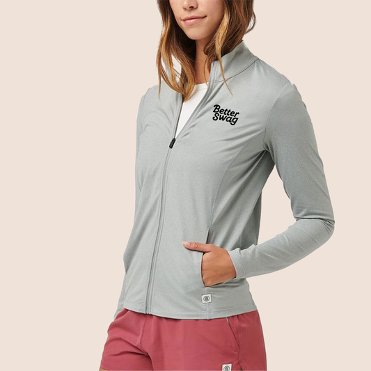 Custom GREATNESS WINS WOMEN'S CORE TECH FULL-ZIP