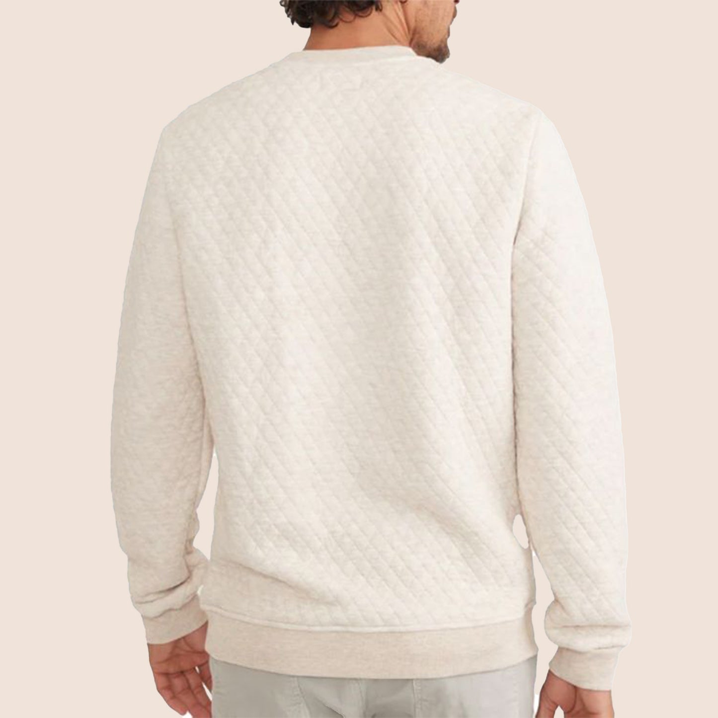 MARINE LAYER UNISEX CORBET QUILTED SWEATSHIRT