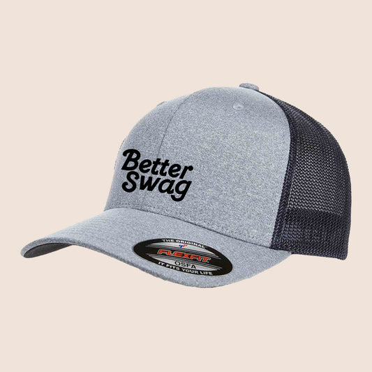 FLEXFIT MELANGE STRETCH TRUCKER HAT