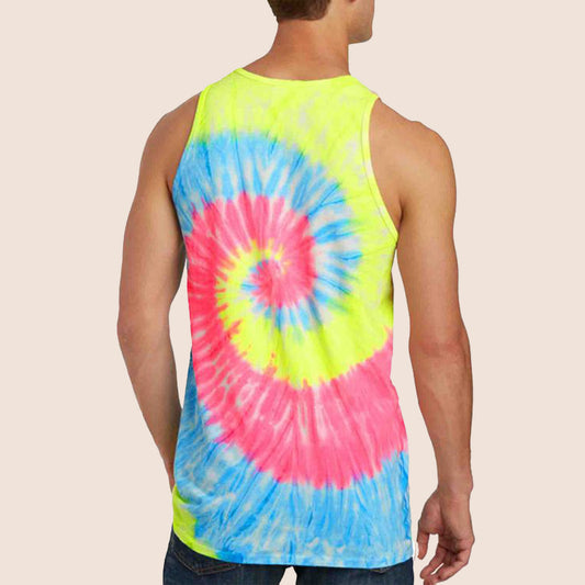 PORT & COMPANY UNISEX TIE DYE TANK TOP