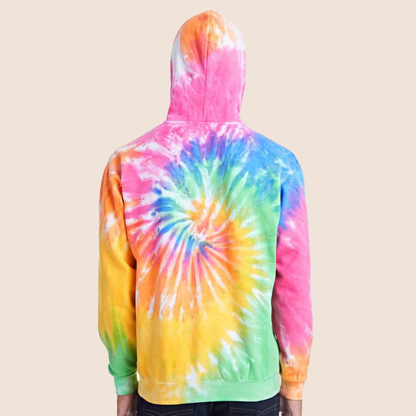 TIE-DYE UNISEX PULLOVER HOODIE