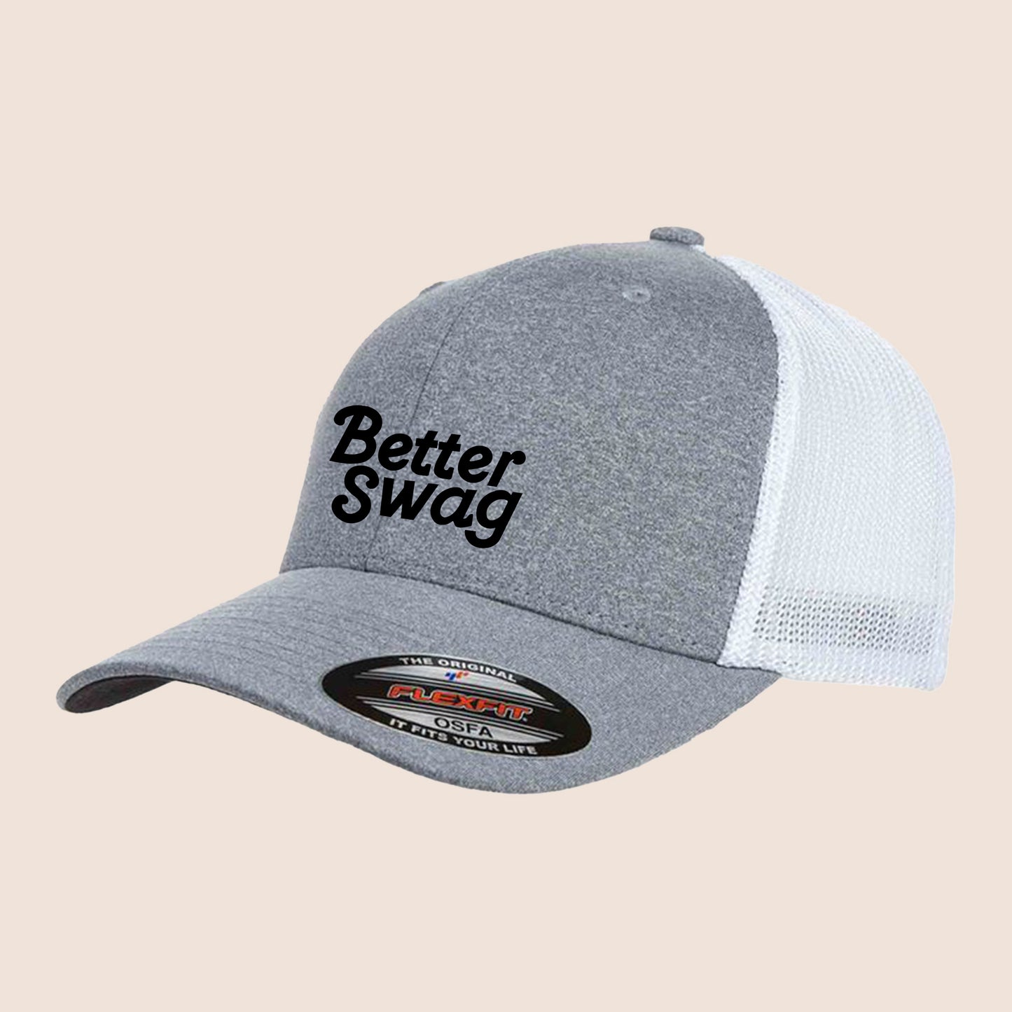 FLEXFIT MELANGE STRETCH TRUCKER HAT