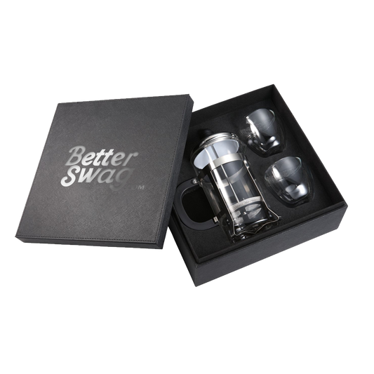 Paia Coffee Press and Glass Set