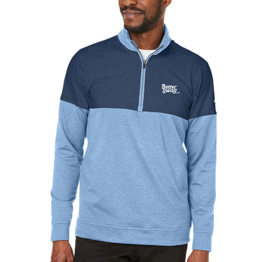 PUMA Golf Mens Cloudspun Warm-Up Quarter-Zip Pullover