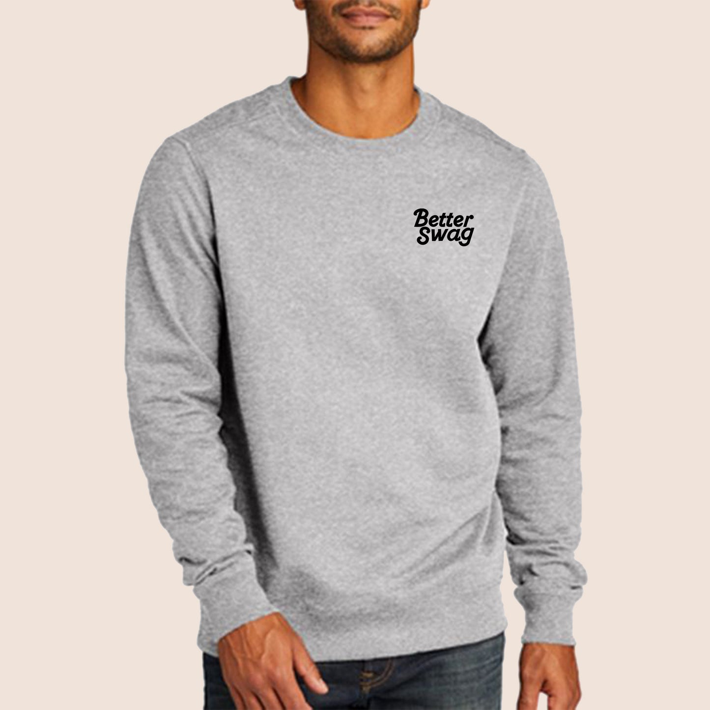 DISTRICT UNISEX RE-FLEECE CREW SWEATSHIRT