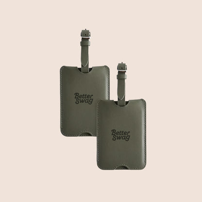 Nappa Leather Luggage Tag (2-Pack)