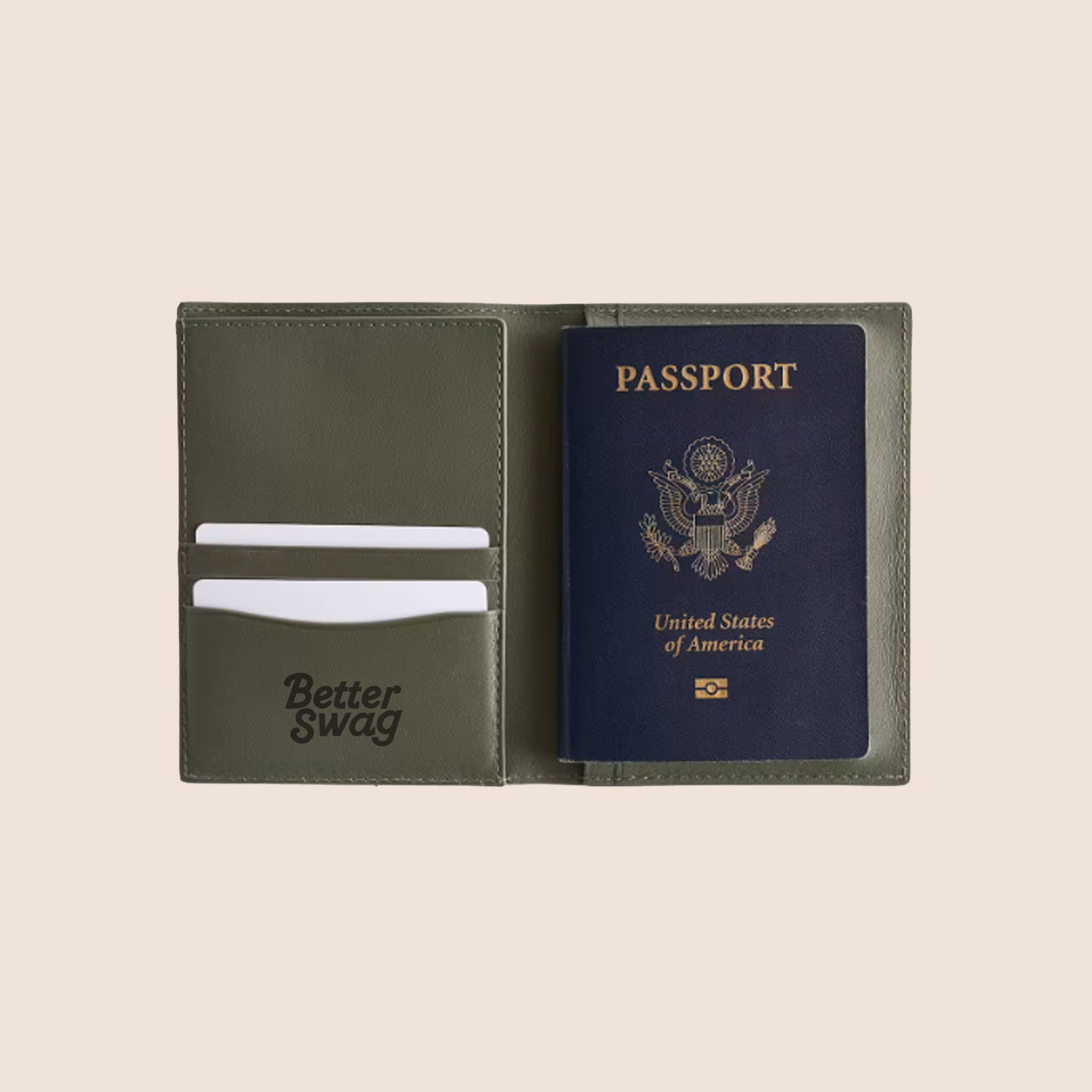 Nappa Leather RFID Blocking Passport Holder
