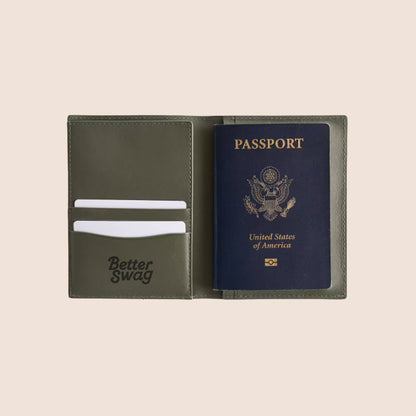 Nappa Leather RFID Blocking Passport Holder