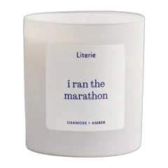 I Ran The Marathon Candle