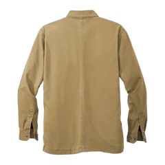 Carhartt Rugged Flex Fleece-Lined Shirt Jac in Dark Khaki, back