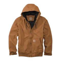 Carhartt Washed Duck Active Jac in Carhartt Brown, front