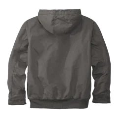Carhartt Washed Duck Active Jac in Gravel, back