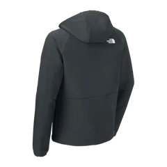 The North Face Barr Lake Hooded Soft Shell Jacket in Asphalt Grey Dark Heather, back