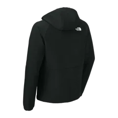 The North Face Barr Lake Hooded Soft Shell Jacket in TNF Black Heather, back
