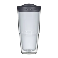 24 Oz. Biggie Tumbler With Lid in Clear With Clear, color