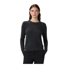 Mongolian Cashmere Crewneck Sweater Heather Charcoal