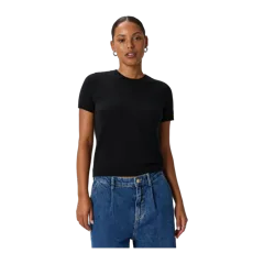 Mongolian Cashmere Tee Black