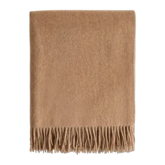 Mongolian Cashmere Throw Teak