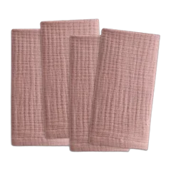 Organic Cotton Gauze Napkins, Set of 4 Fig