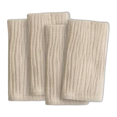 Organic Cotton Gauze Napkins, Set of 4 Dune