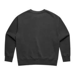 AS Colour Wo's Relax Faded Crew in Faded Black, black