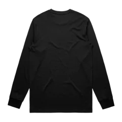 AS Colour Staple Long Sleeve Tee in Black, back