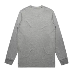 AS Colour Staple Long Sleeve Tee in Athletic Heather, back