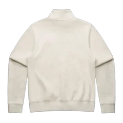 AS Colour Wo's Stencil Half Zip Crew in Ecru, back