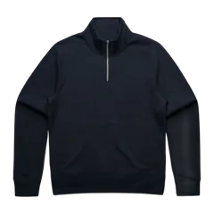 AS Colour Wo's Stencil Half Zip Crew in Navy, front