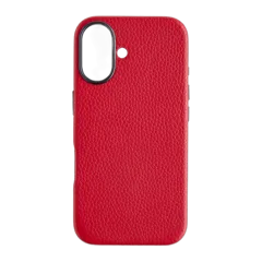 Leather Phone MagSafe Case Red
