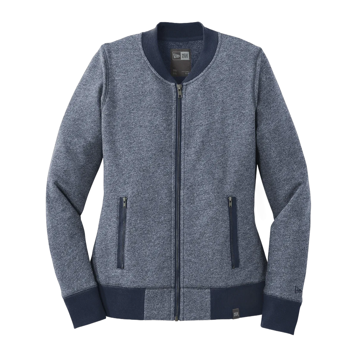 New Era Ladies French Terry Baseball Full-Zip