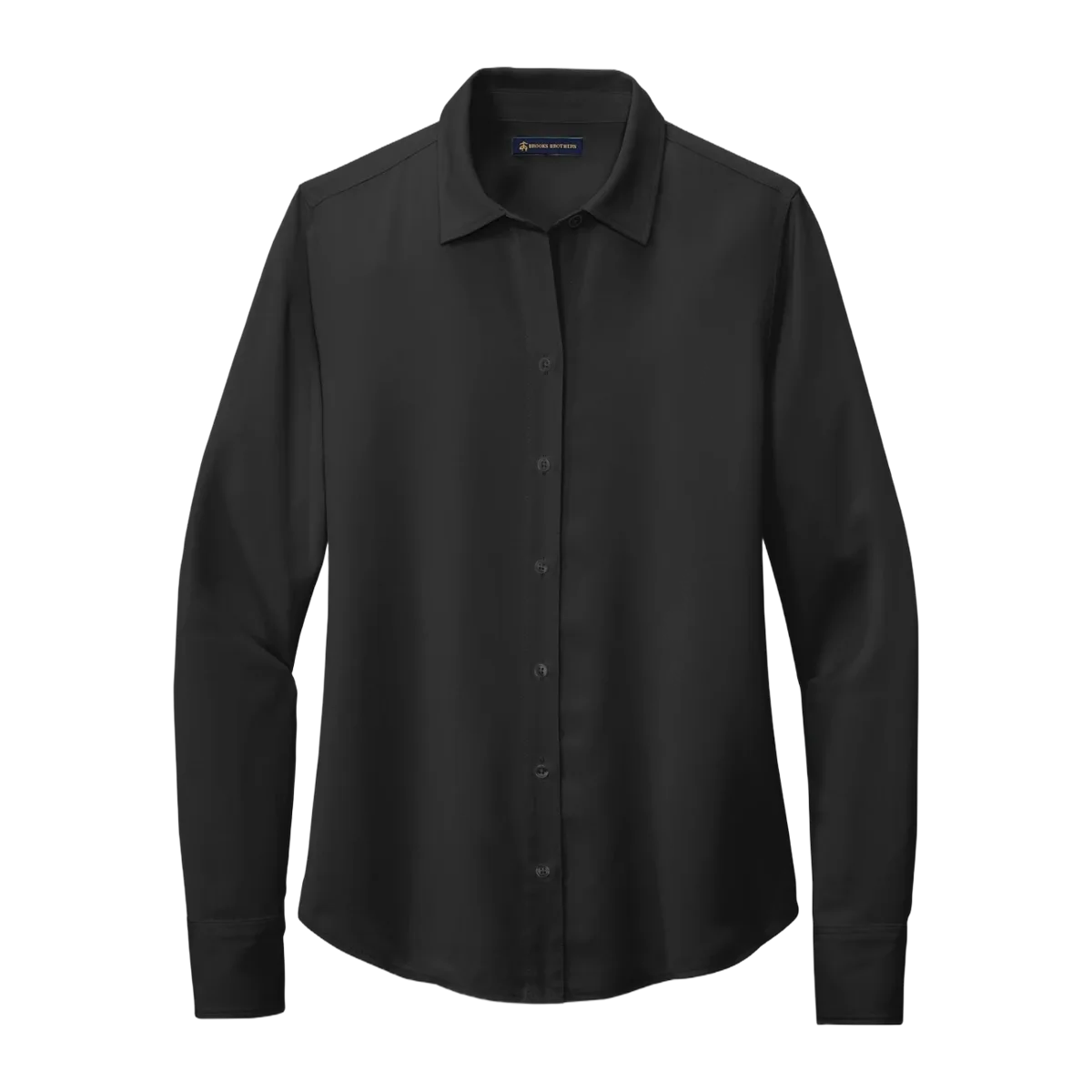 Brooks Brothers Women's Full-Button Satin Blouse
