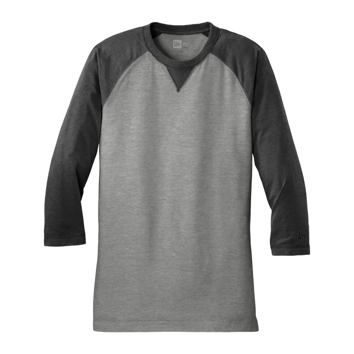 New Era Sueded Cotton Blend 3/4-Sleeve Baseball Raglan Tee
