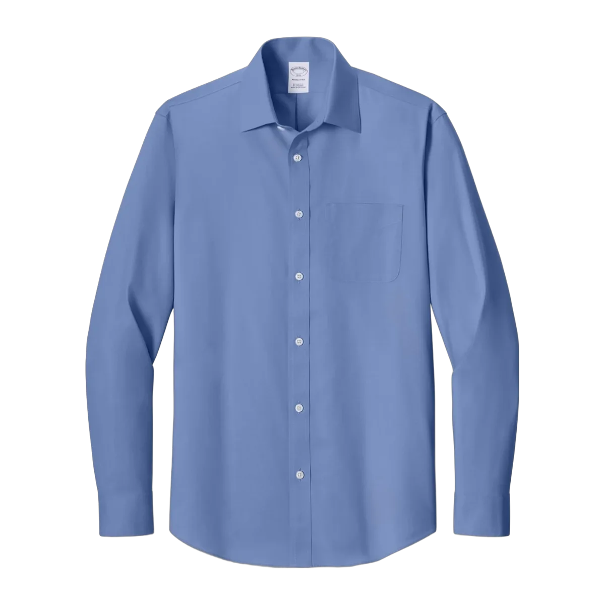 Brooks Brothers Wrinkle-Free Stretch Pinpoint Spread Collar Shirt