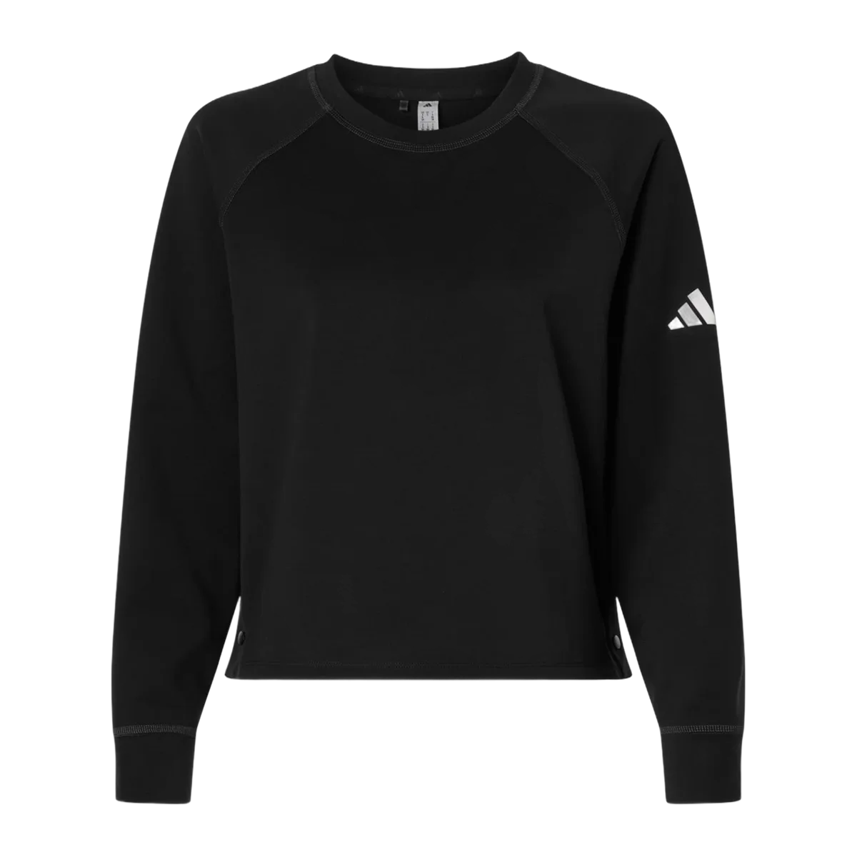 Adidas Women's Beyond Side-Snap Crewneck Sweatshirt
