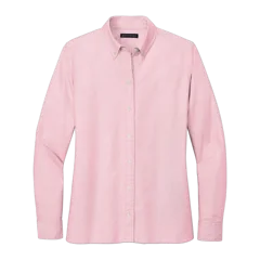Brooks Brothers Women's Casual Oxford Cloth Shirt in Soft Pink, front