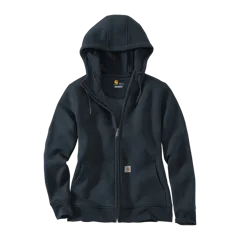Carhartt Women's Clarksburg Full-Zip Hoodie in Navy, front