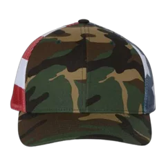Green Camo/ Stars & Stripes|Front
