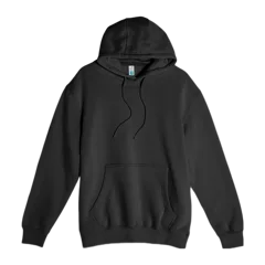 Lane Seven Unisex Premium Pullover Hooded Sweatshirt in Black, front