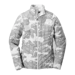 TNF White Woodchip Print|Front