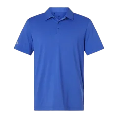 Adidas Textured Stripe Polo in Bright Royal, front