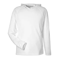 HUK Men's Lopro Long Sleeve Pursuit Hooded T-Shirt in Island Paradise, front