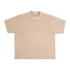 Lane Seven Urban Heavy Tee Garment Dye in Pigment Burro, front