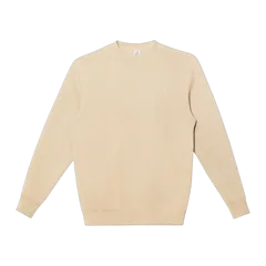 Lane Seven Heavy Crewneck Sweatshirt in Mushroom, front