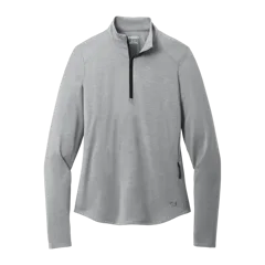 OGIO Ladies Motion 1/4-Zip in Greystone, front