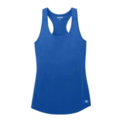 OGIO Women's Racerback Pulse Tank in Electric Blue, front