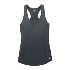 OGIO Women's Racerback Pulse Tank in Gear Grey, front
