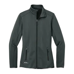 Eddie Bauer Women's Dash Full-Zip Fleece Jacket in Grey Steel, front