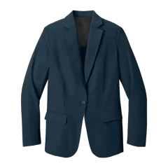 Mercer+Mettle Women's Capital Tech Blazer in Night Navy, front