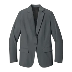 Mercer+Mettle Women's Capital Tech Blazer in Storm Grey, front
